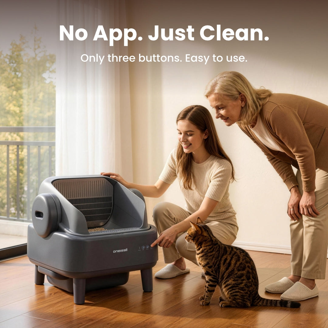 Oneisall Ease S1 Self-Cleaning Litter Box