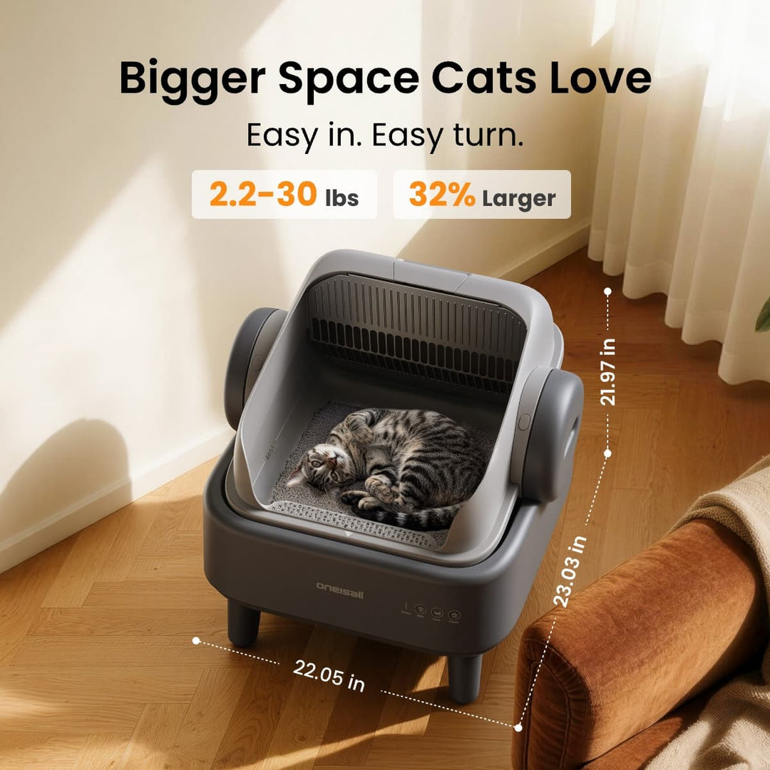 Oneisall Ease S1 Self-Cleaning Litter Box