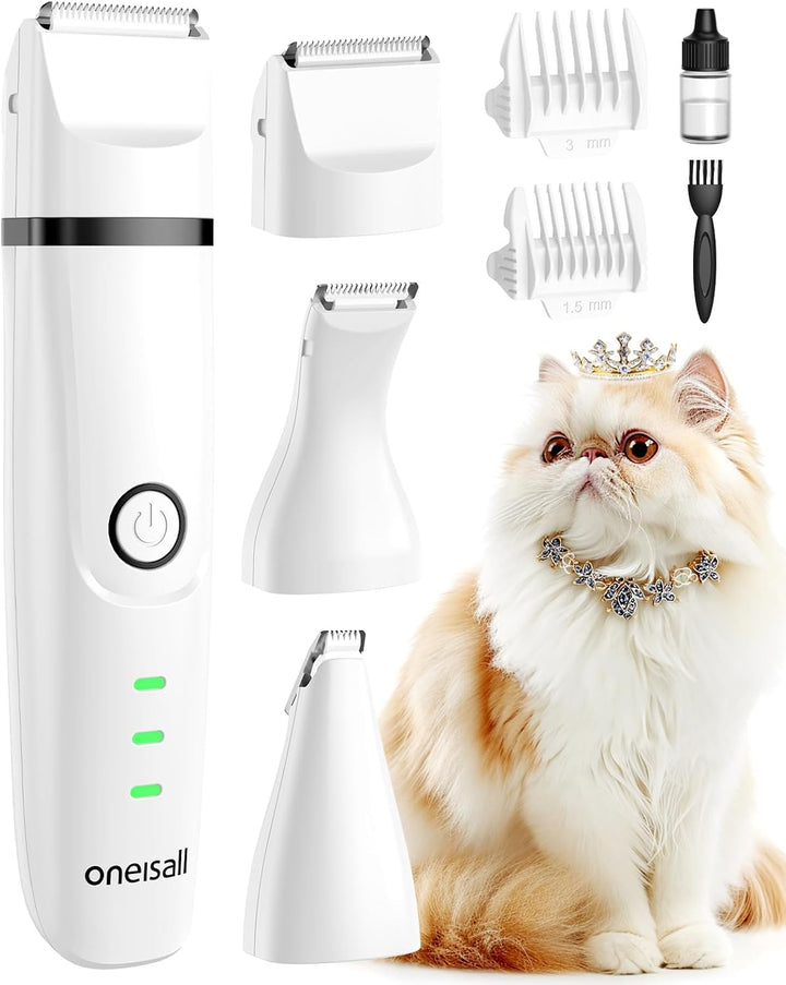 Kit de aseo para gatos Oneisall N12 3 en 1 para recortador de patas