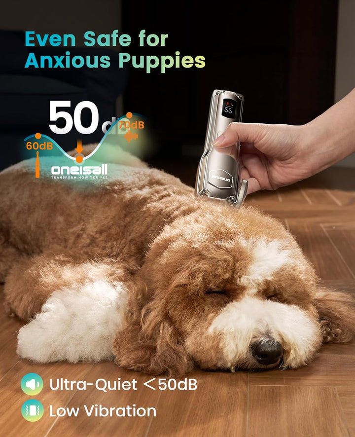 Oneisall PC18 Dog Clippers for Thick Hair