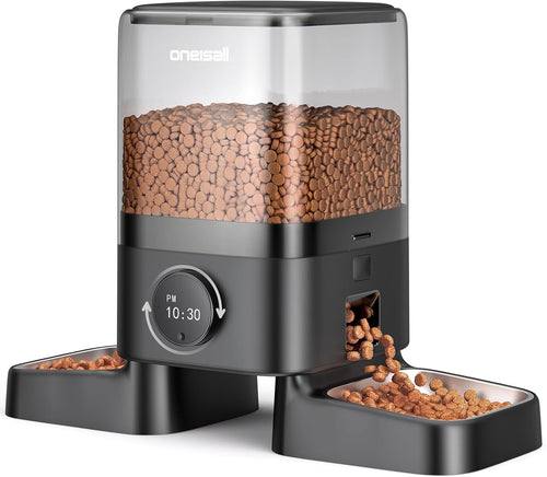 Oneisall H1 5L Automatic Cat Feeders for Two Cats