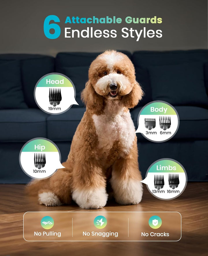 Oneisall PC18 Dog Clippers for Thick Hair