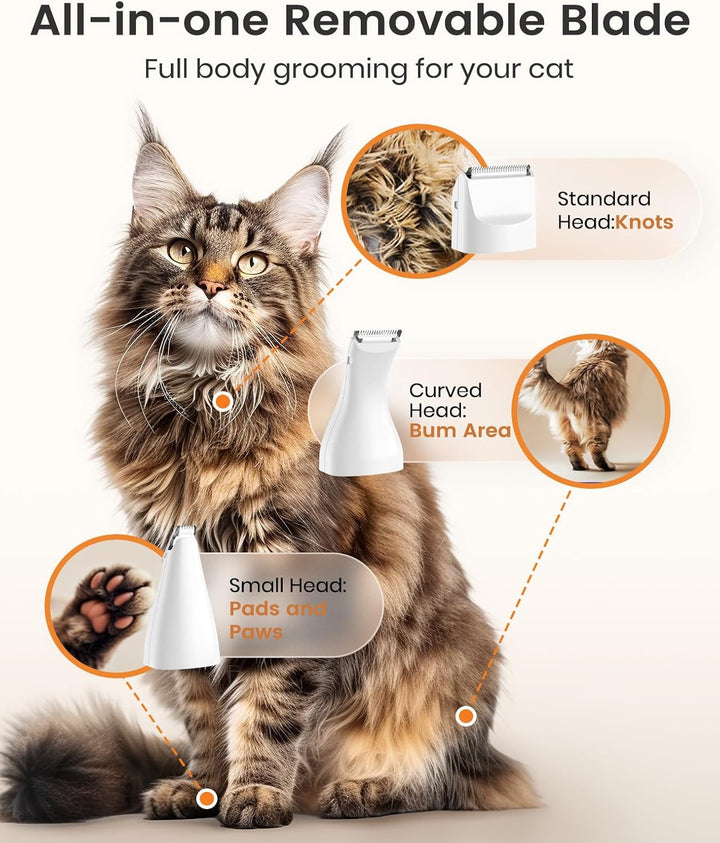 Oneisall N12 3 in 1 Cat Grooming Kit for Paw Trimmer