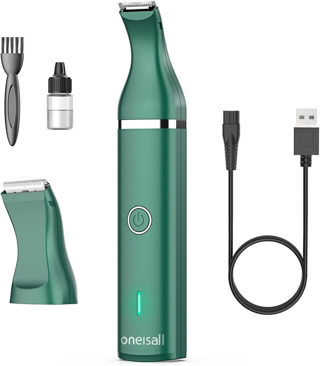 Oneisall N5 2-in-1 Dog Paw Trimmer with Double Blades