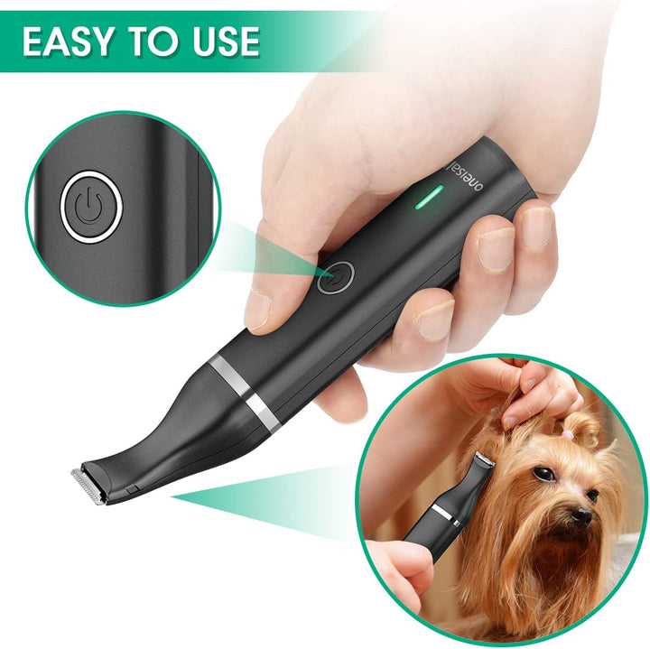 Oneisall N5 2-in-1 Dog Paw Trimmer with Double Blades