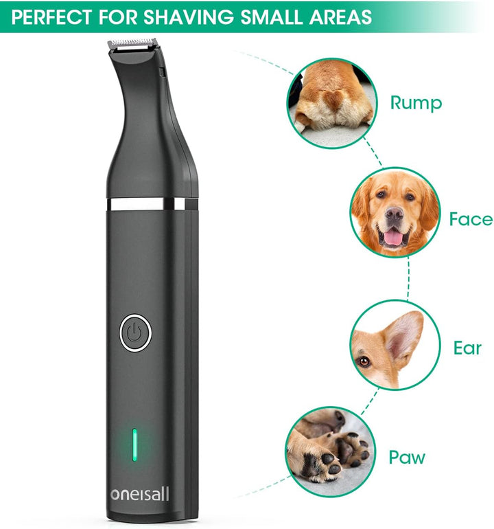 Oneisall N5 2-in-1 Dog Paw Trimmer with Double Blades