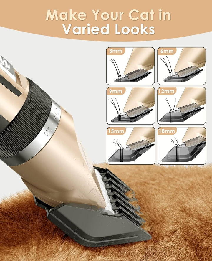 Oneisall X2 2 Speeds Cat Clipper & Cat Grooming Kit