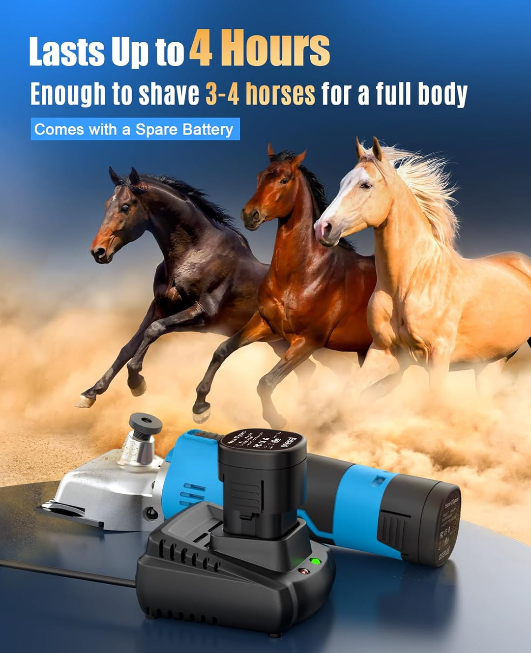 Oneisall 2601 Cordless Horse Clipper All - in - one - Oneisall - EU