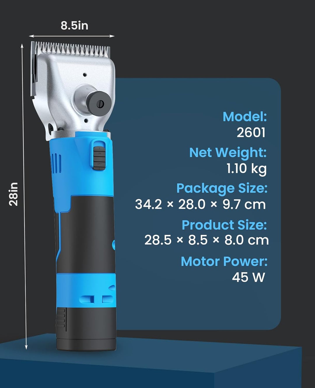 Oneisall 2601 Cordless Horse Clipper All - in - one - Oneisall - EU