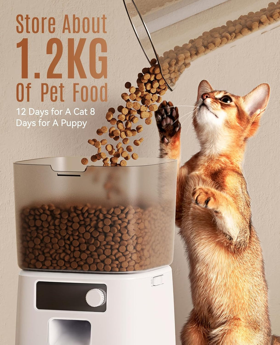 Oneisall 3.5L Automatic Cat Feeder with APP Control & 2.4G Wi - Fi - Oneisall - EU