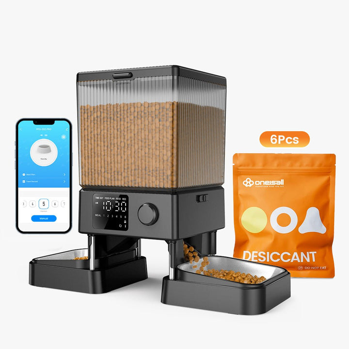 Oneisall 5L Automatic Cat Feeder with APP Control for Two Cats - Oneisall - EU