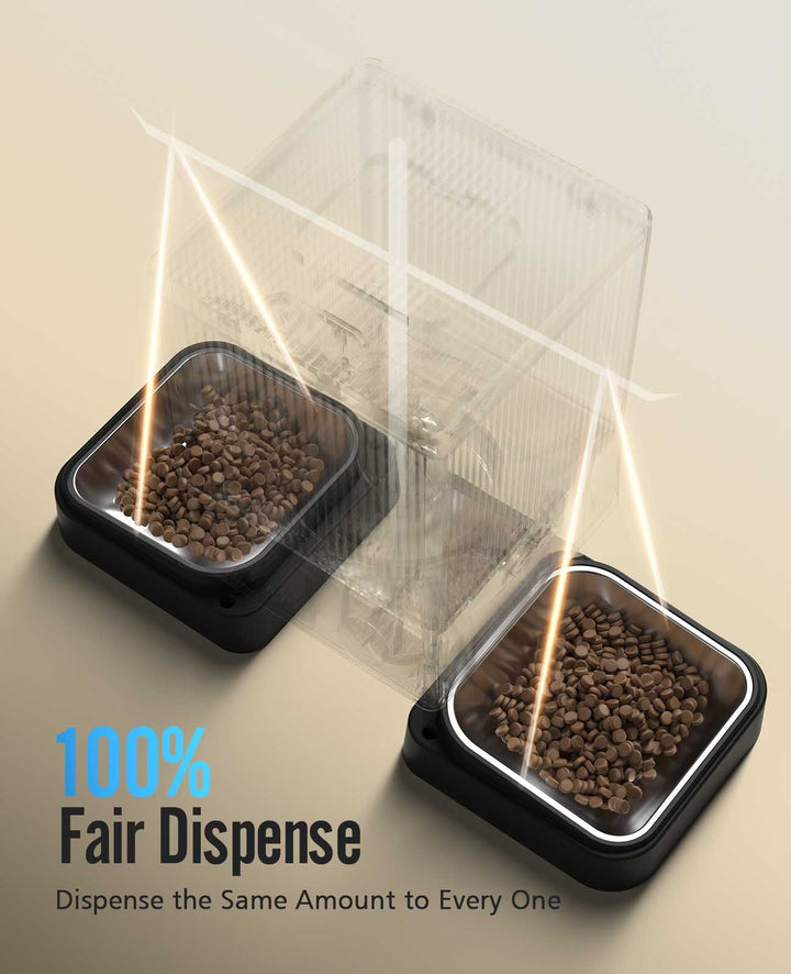 Oneisall 5L Automatic Cat Feeder with APP Control for Two Cats - Oneisall - EU