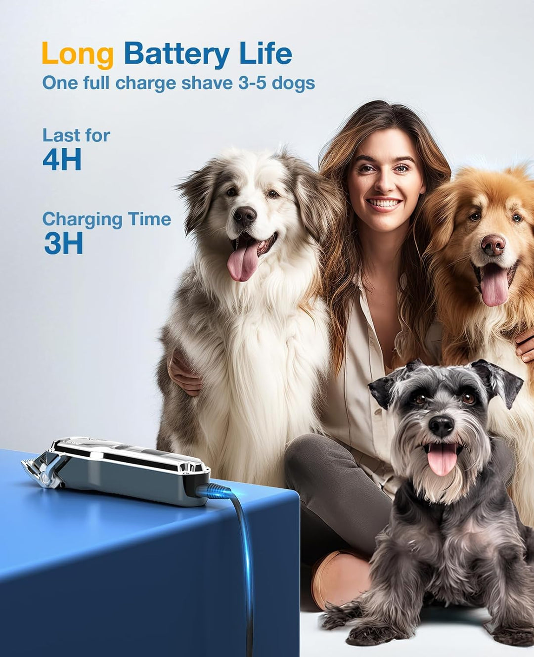 Oneisall 676 Dog Clipper for Thick Coats - Oneisall - EU