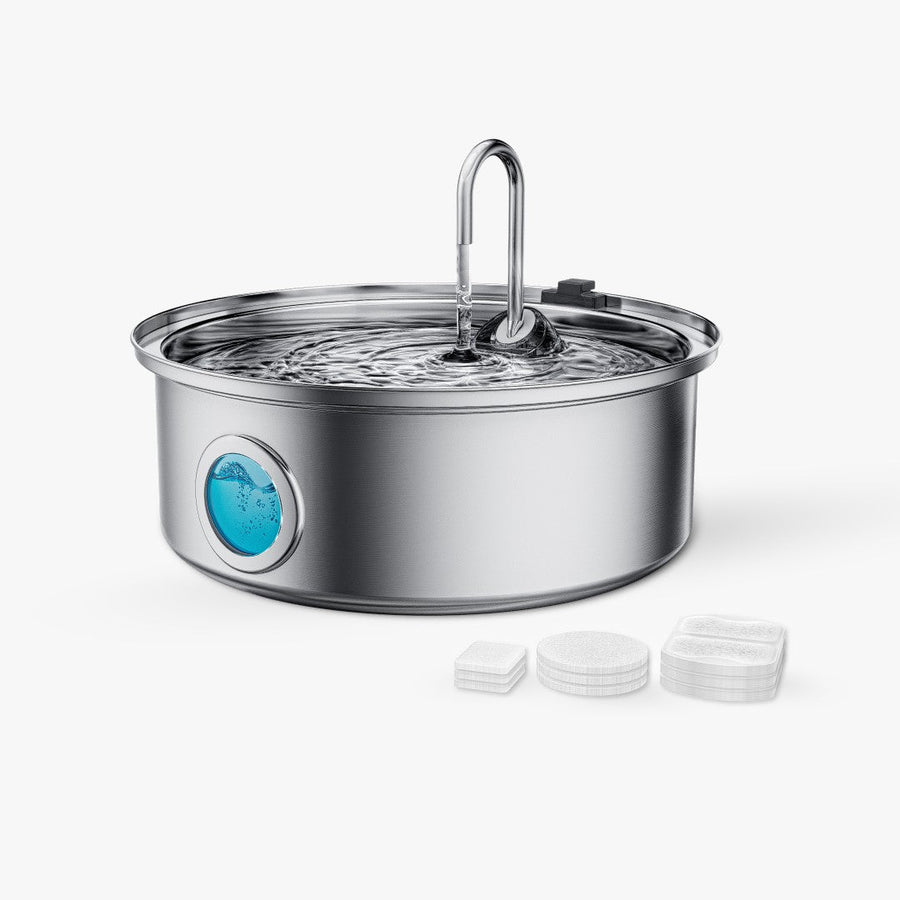 Oneisall 7L Pet Water Fountain with Visual Water Level & 3 Filters - Oneisall - EU
