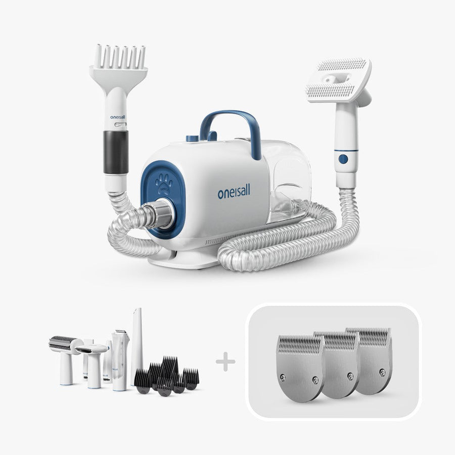 Oneisall Cozy C1 8 - in - 1 Pet Grooming Vacuum & Dryer & 3 Blades Replacement Set - Oneisall - EU