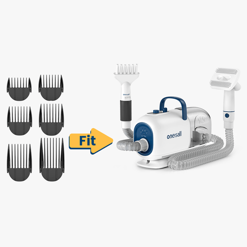 Oneisall Cozy C1 Pet Grooming Vacuum & Dryer 6Pcs Attachment Guide Comb Guards Replacement - Oneisall - EU