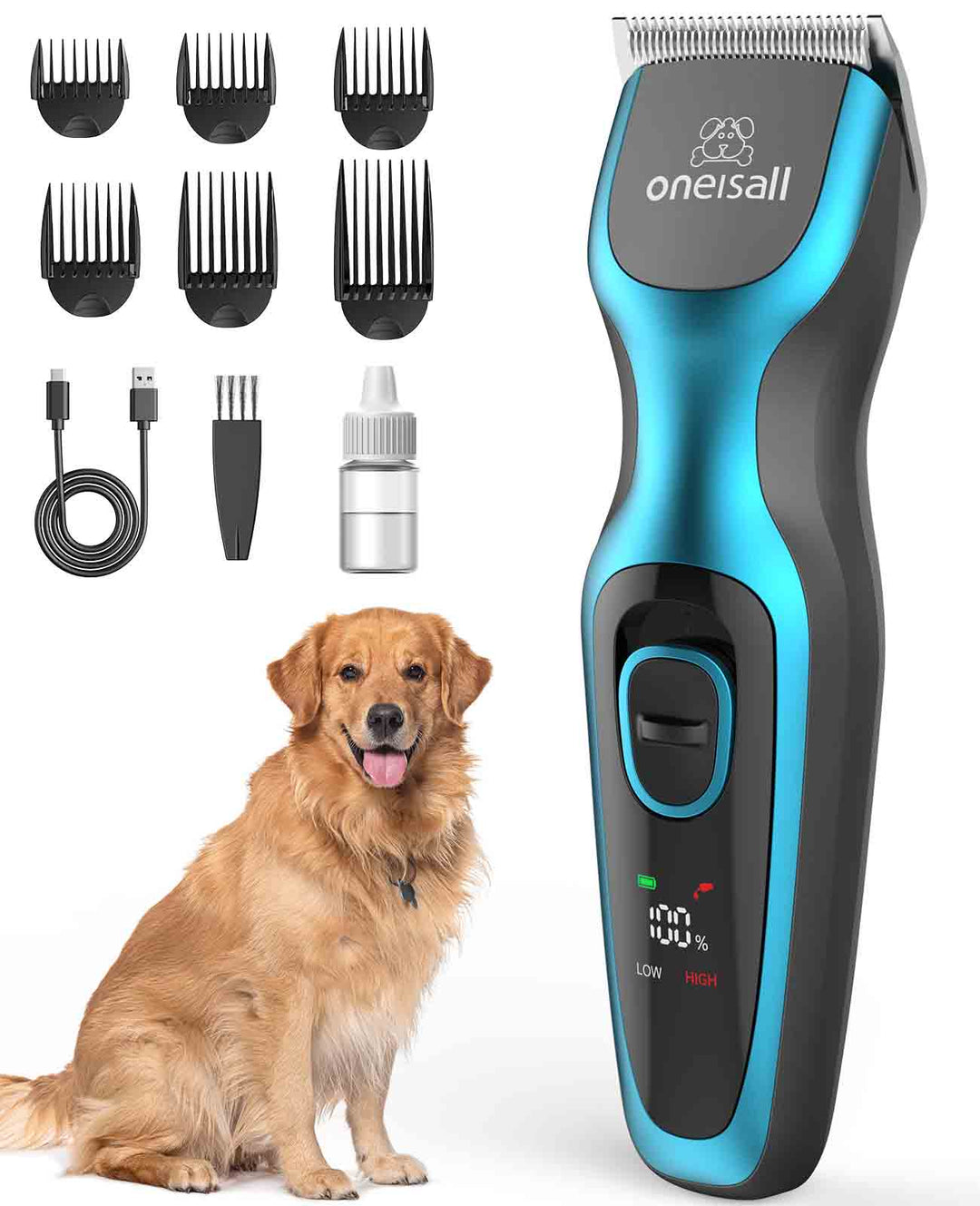 Oneisall DTJ001 Dog Clipper for Thick Coat - Oneisall - EU