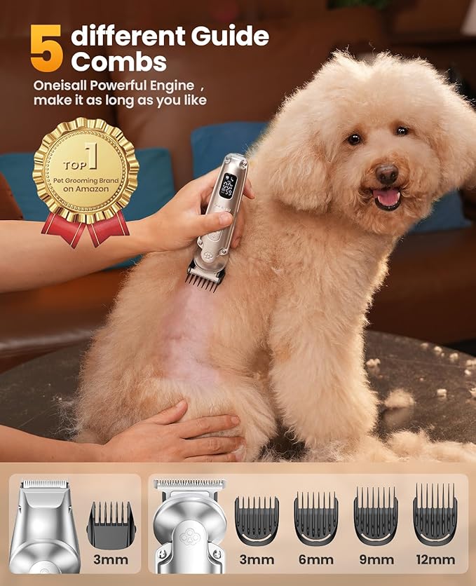 Oneisall FC09 4 - in - 1 Dog Clippers & Dog Grooming Kit - Oneisall - EU