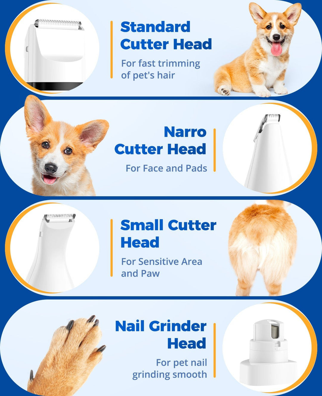 Oneisall N12 4 - in - 1 Dog Grooming Kit - Oneisall - EU