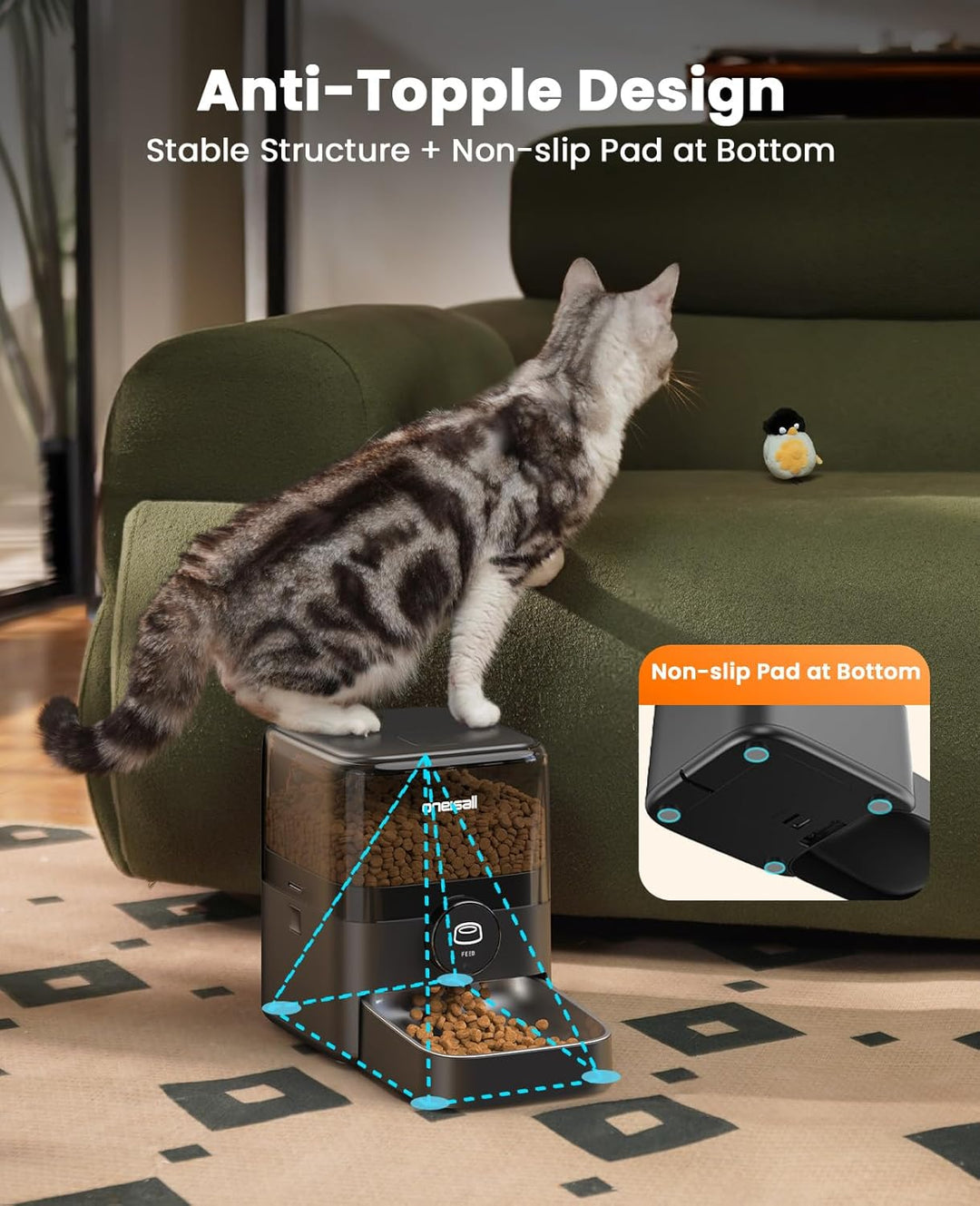 Oneisall PF05 3L Automatic Cat Feeder - Oneisall - EU