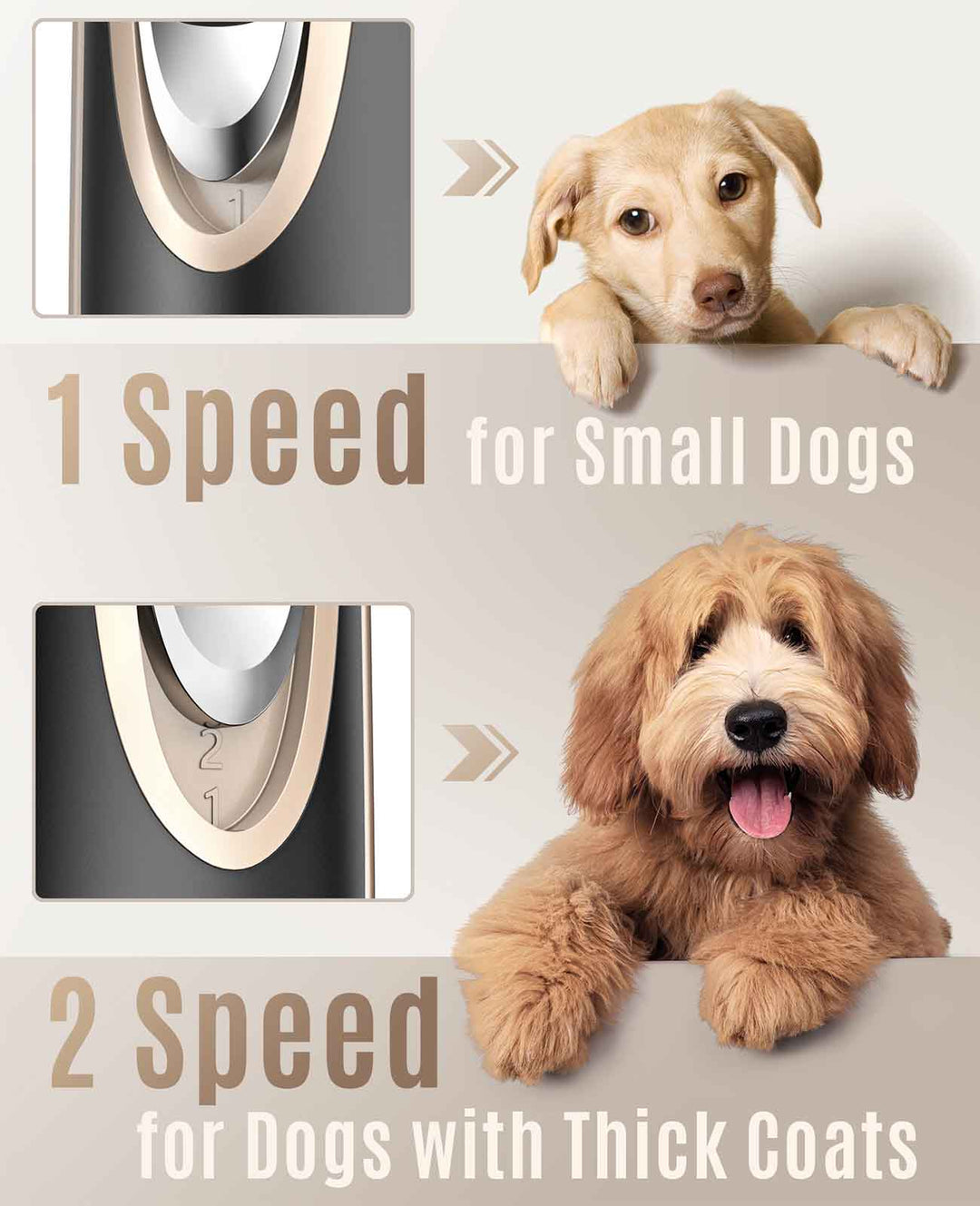 Oneisall X2 2 Speeds Dog Clipper - Oneisall - EU
