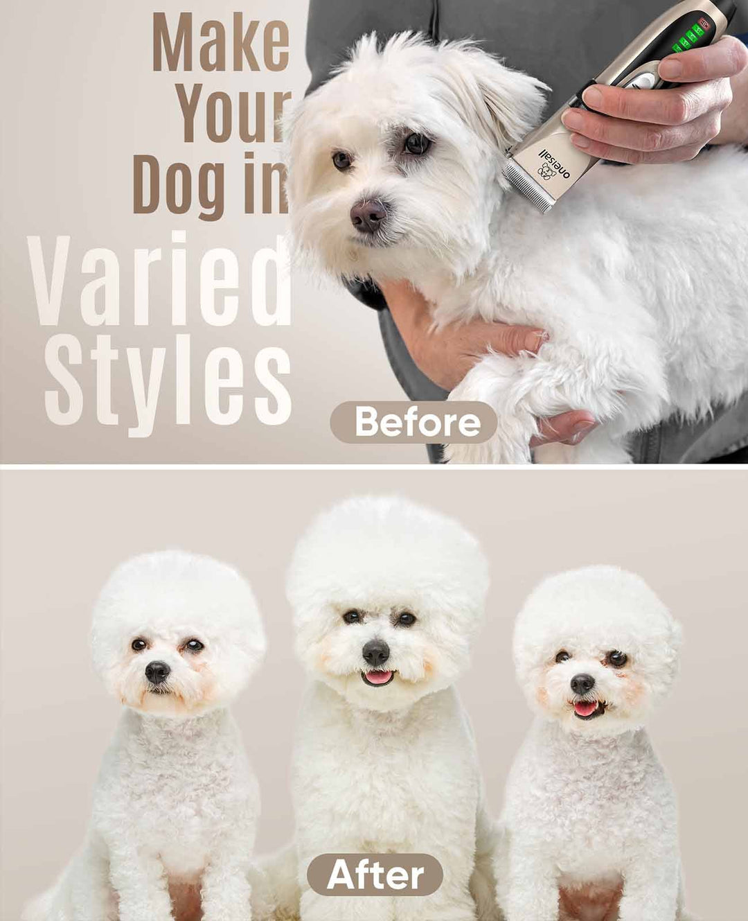 Oneisall X2 2 Speeds Dog Clipper - Oneisall - EU