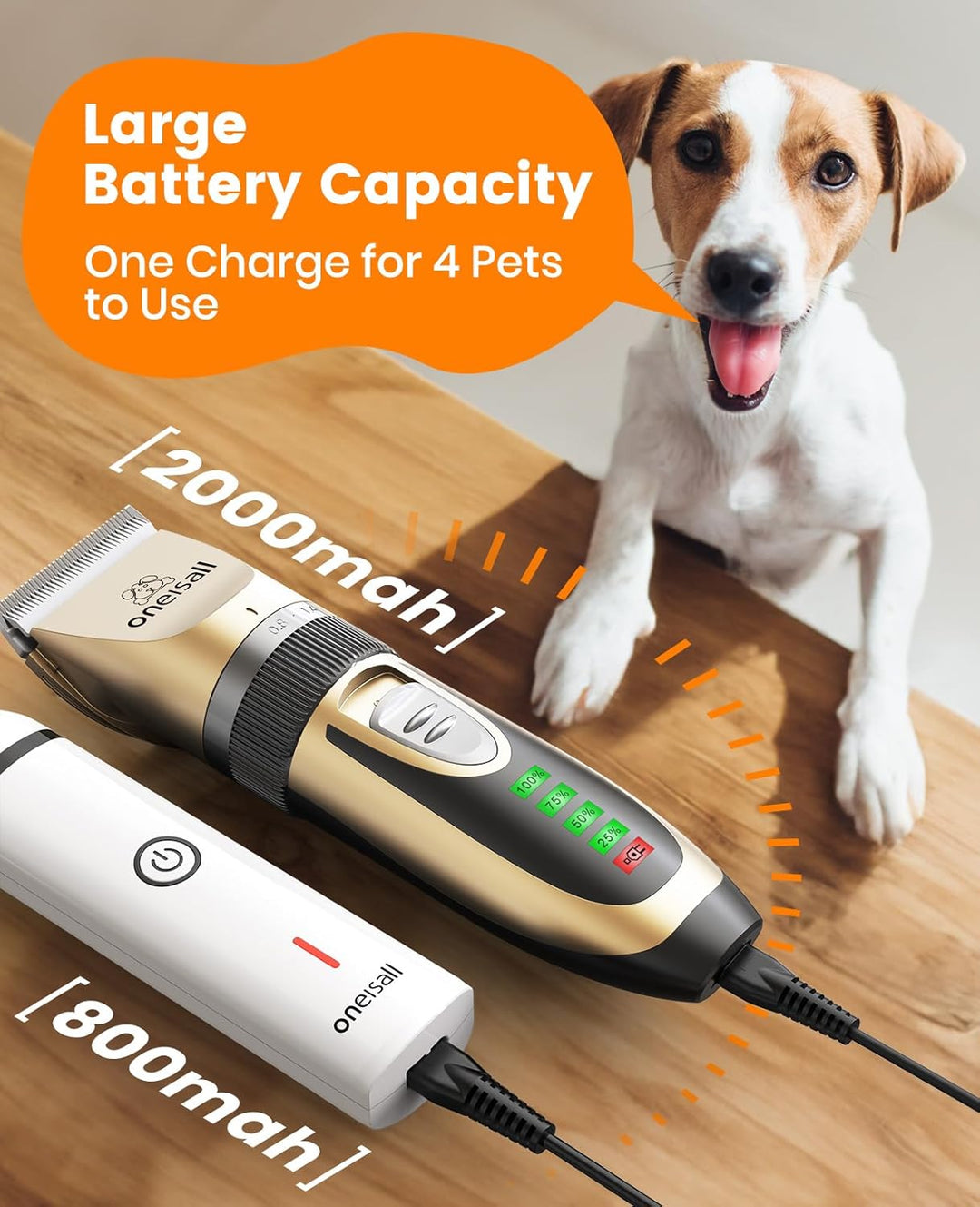 Oneisall X2&N5 3 - in - 1 Dog Clippers & Dog Paw Trimmer Set - Oneisall - EU